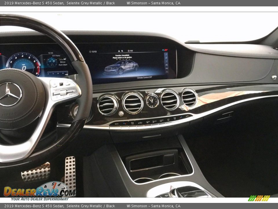 2019 Mercedes-Benz S 450 Sedan Selenite Grey Metallic / Black Photo #6