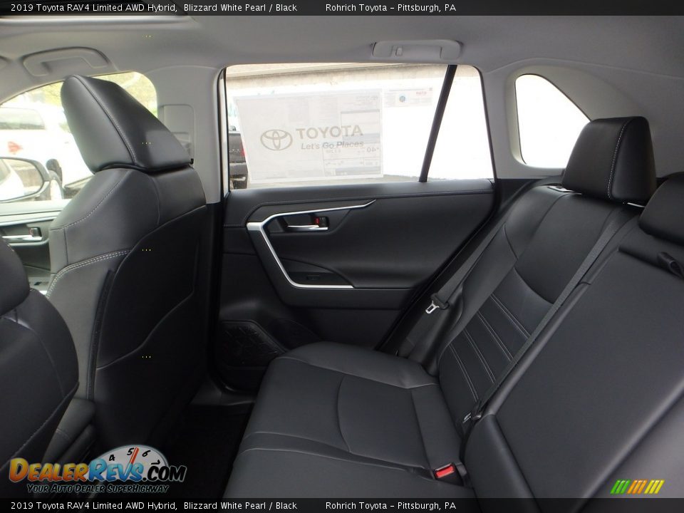 Rear Seat of 2019 Toyota RAV4 Limited AWD Hybrid Photo #7