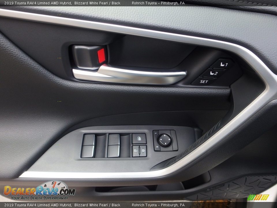 Door Panel of 2019 Toyota RAV4 Limited AWD Hybrid Photo #9