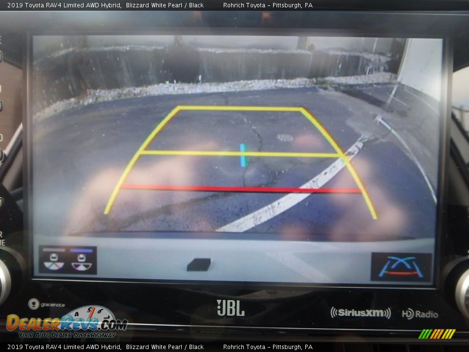 2019 Toyota RAV4 Limited AWD Hybrid Blizzard White Pearl / Black Photo #11