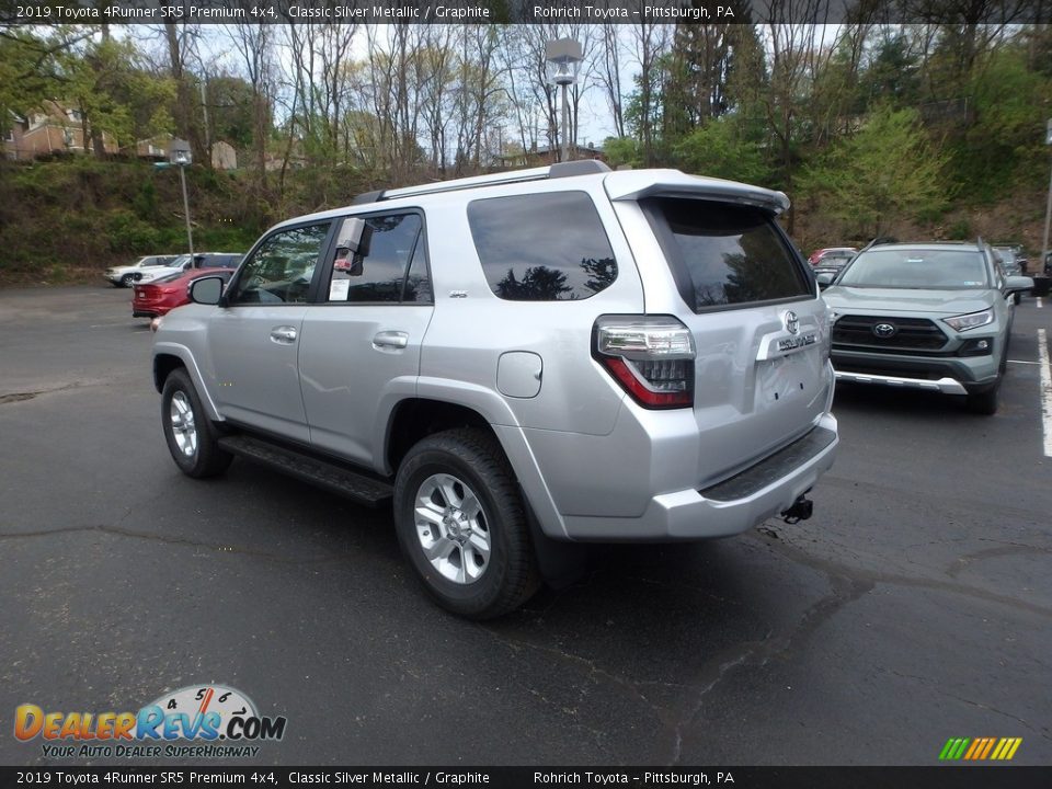 2019 Toyota 4Runner SR5 Premium 4x4 Classic Silver Metallic / Graphite Photo #3