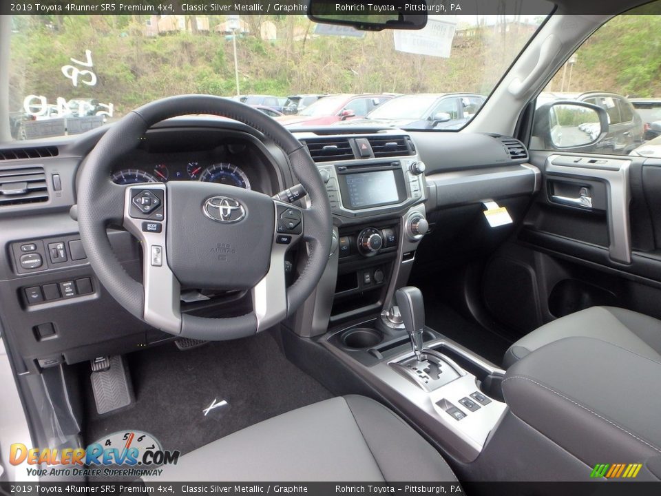 Graphite Interior - 2019 Toyota 4Runner SR5 Premium 4x4 Photo #8