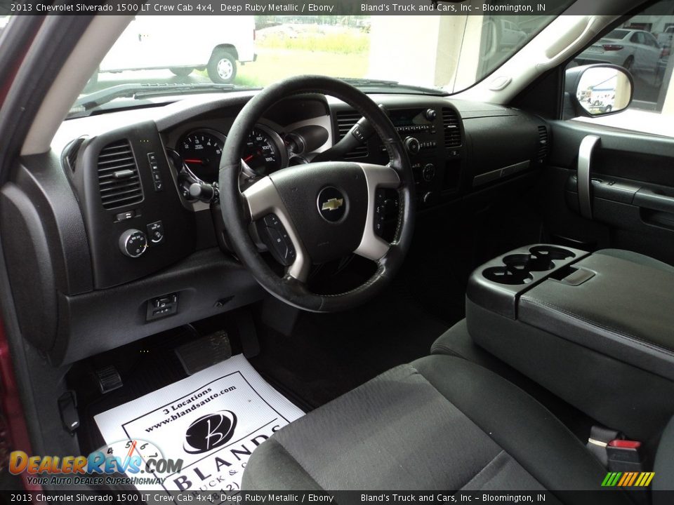 2013 Chevrolet Silverado 1500 LT Crew Cab 4x4 Deep Ruby Metallic / Ebony Photo #6