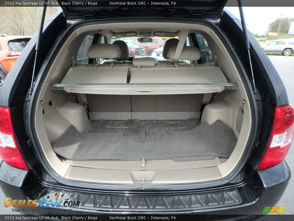 2010 Kia Sportage LX V6 4x4 Black Cherry / Beige Photo #10