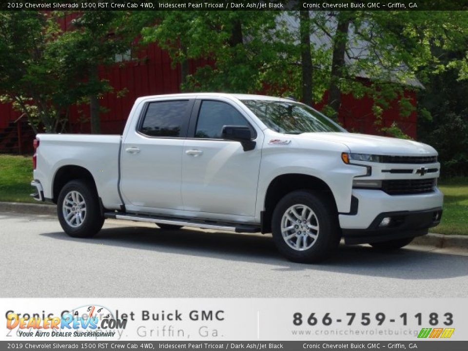 2019 Chevrolet Silverado 1500 RST Crew Cab 4WD Iridescent Pearl Tricoat / Dark Ash/Jet Black Photo #1