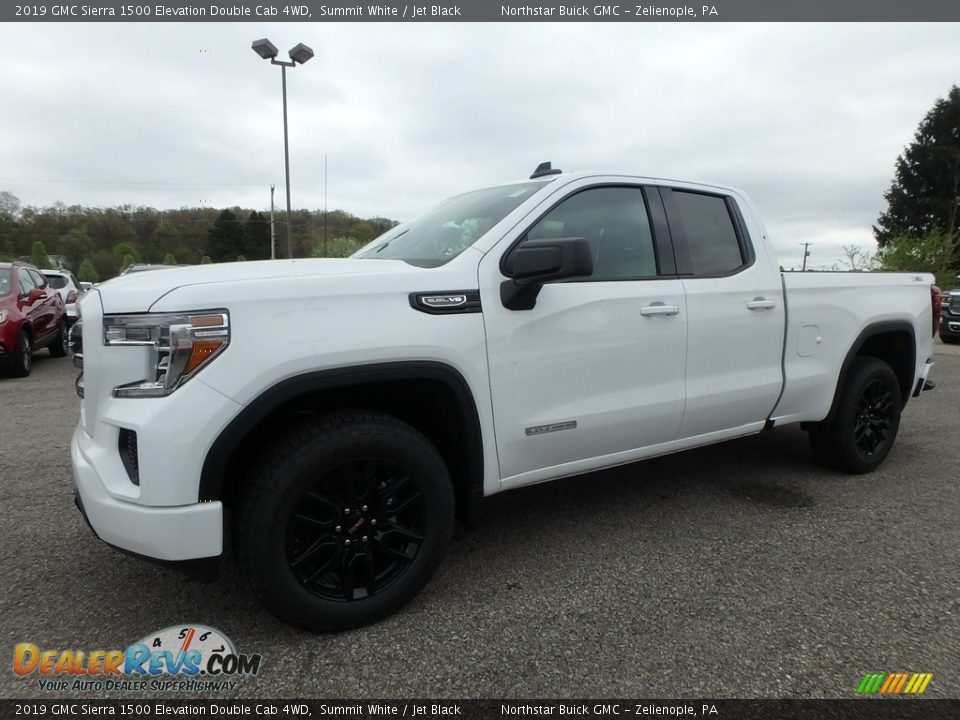 2019 GMC Sierra 1500 Elevation Double Cab 4WD Summit White / Jet Black Photo #1