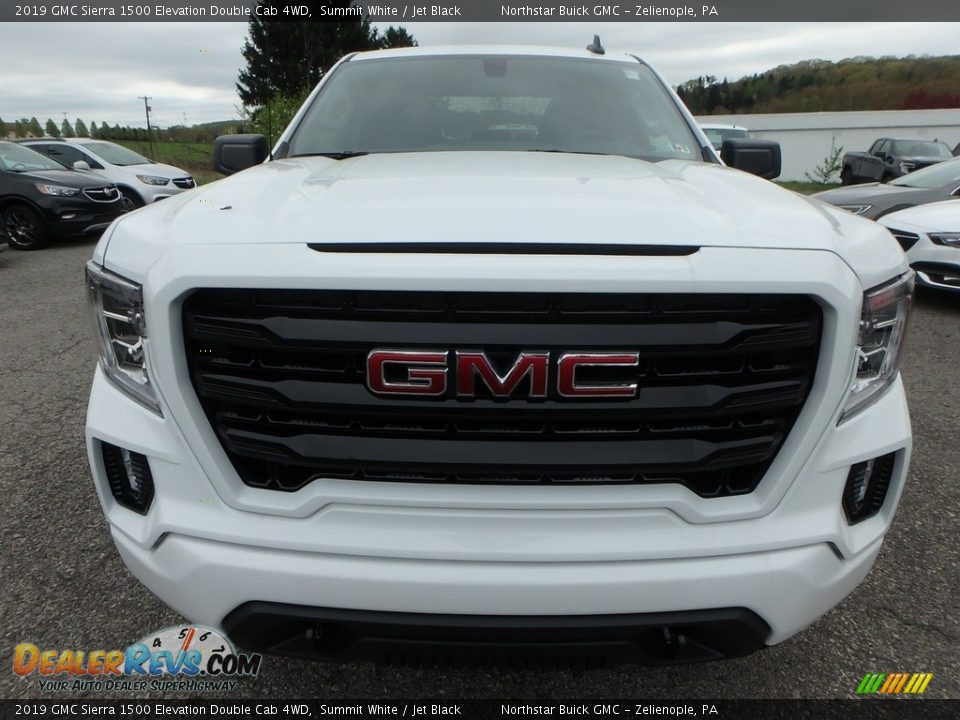 2019 GMC Sierra 1500 Elevation Double Cab 4WD Summit White / Jet Black Photo #2