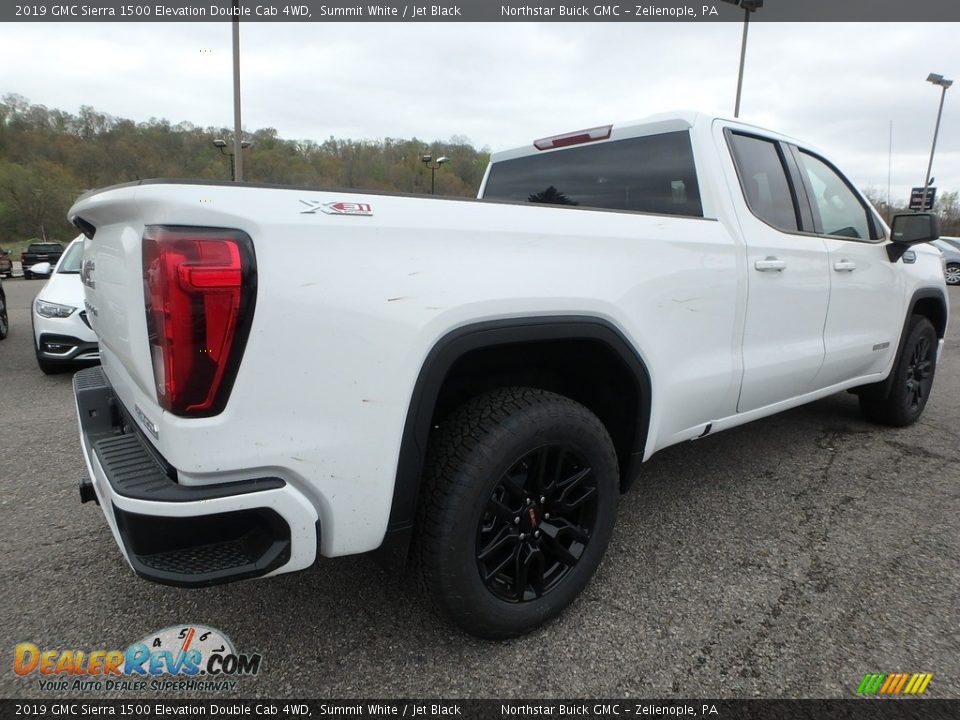 2019 GMC Sierra 1500 Elevation Double Cab 4WD Summit White / Jet Black Photo #5