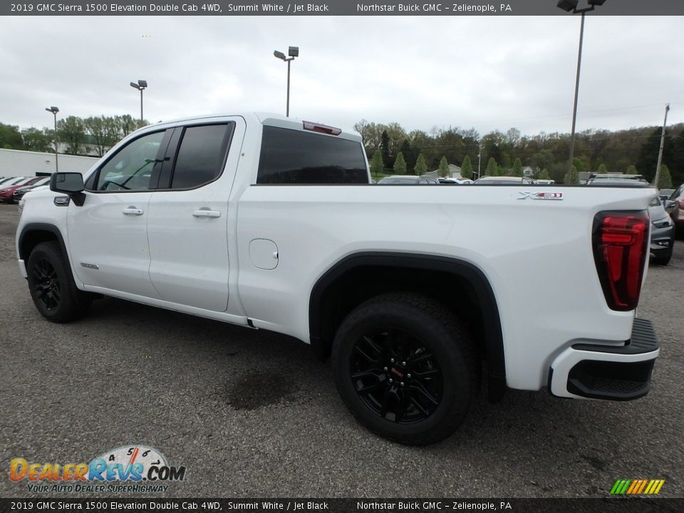 2019 GMC Sierra 1500 Elevation Double Cab 4WD Summit White / Jet Black Photo #7