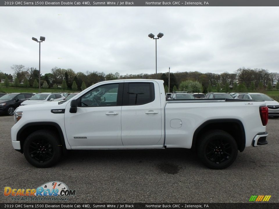 Summit White 2019 GMC Sierra 1500 Elevation Double Cab 4WD Photo #8