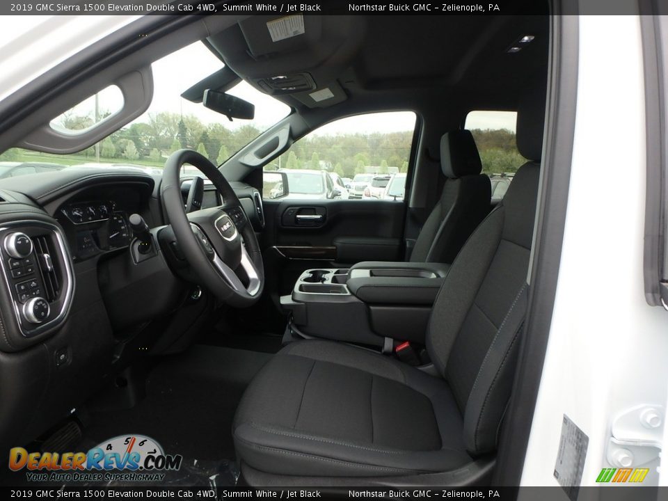 Front Seat of 2019 GMC Sierra 1500 Elevation Double Cab 4WD Photo #10