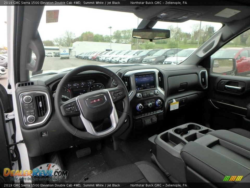 Front Seat of 2019 GMC Sierra 1500 Elevation Double Cab 4WD Photo #12