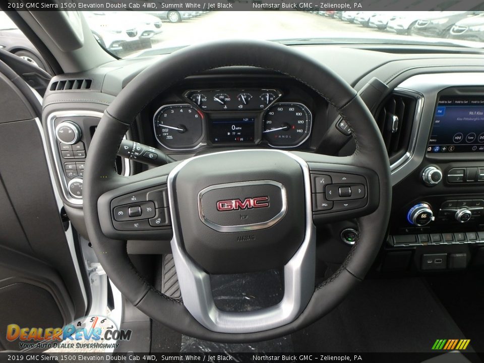 2019 GMC Sierra 1500 Elevation Double Cab 4WD Steering Wheel Photo #17