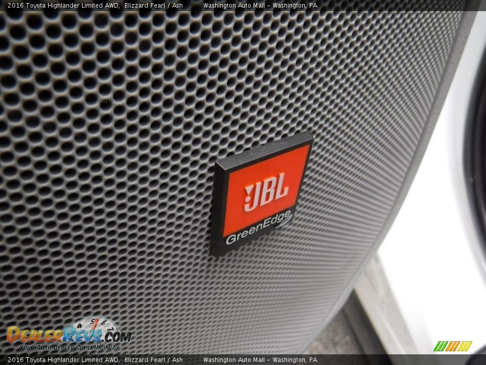 2016 Toyota Highlander Limited AWD Blizzard Pearl / Ash Photo #16
