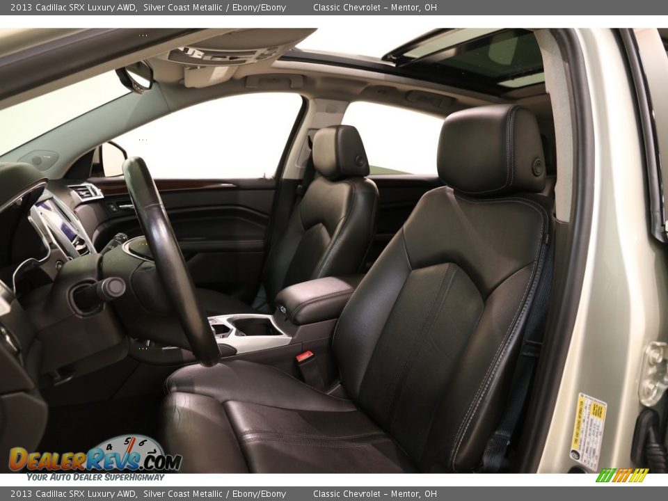 2013 Cadillac SRX Luxury AWD Silver Coast Metallic / Ebony/Ebony Photo #5