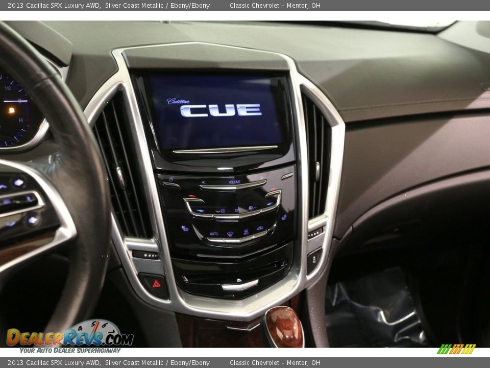 2013 Cadillac SRX Luxury AWD Silver Coast Metallic / Ebony/Ebony Photo #9