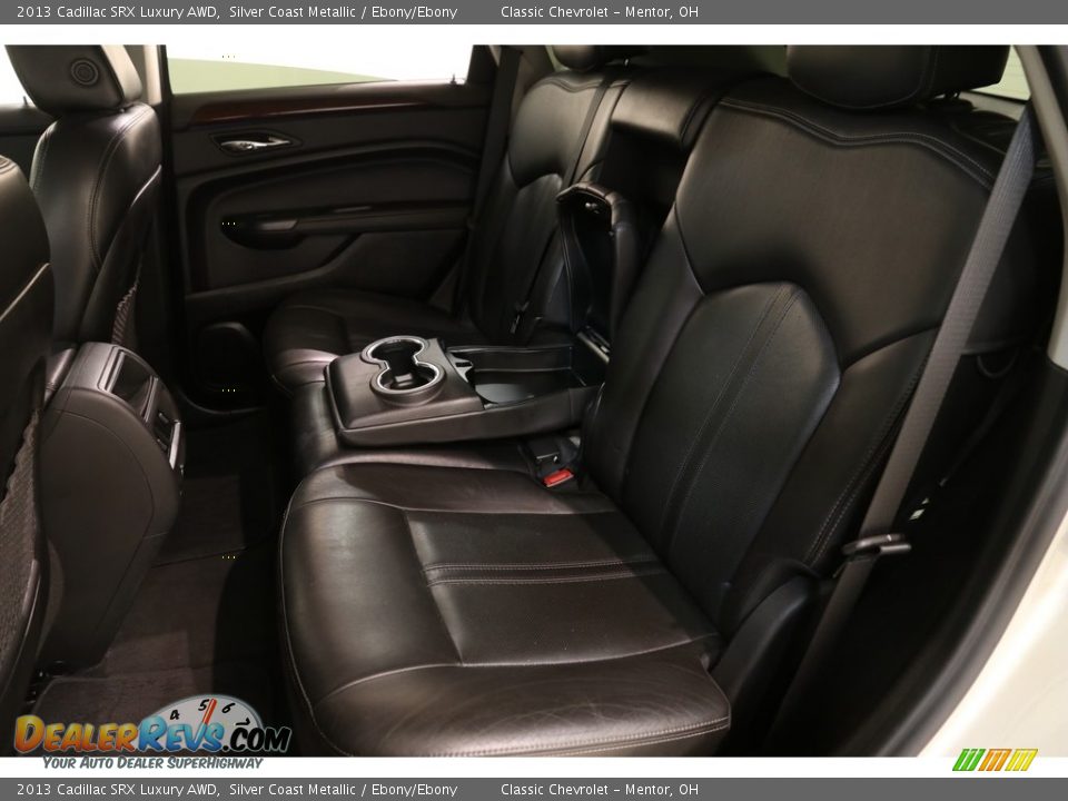 2013 Cadillac SRX Luxury AWD Silver Coast Metallic / Ebony/Ebony Photo #20