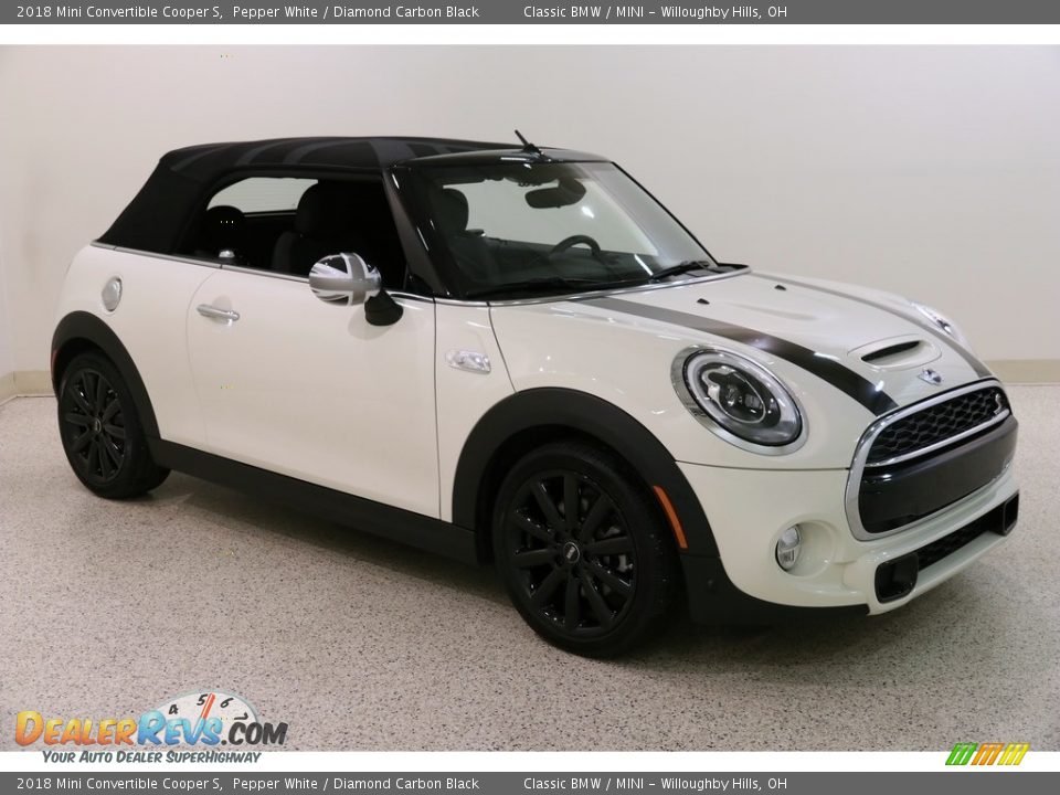 Pepper White 2018 Mini Convertible Cooper S Photo #2