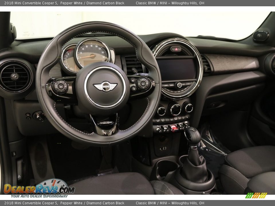 Dashboard of 2018 Mini Convertible Cooper S Photo #7