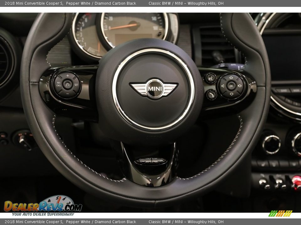 2018 Mini Convertible Cooper S Steering Wheel Photo #8