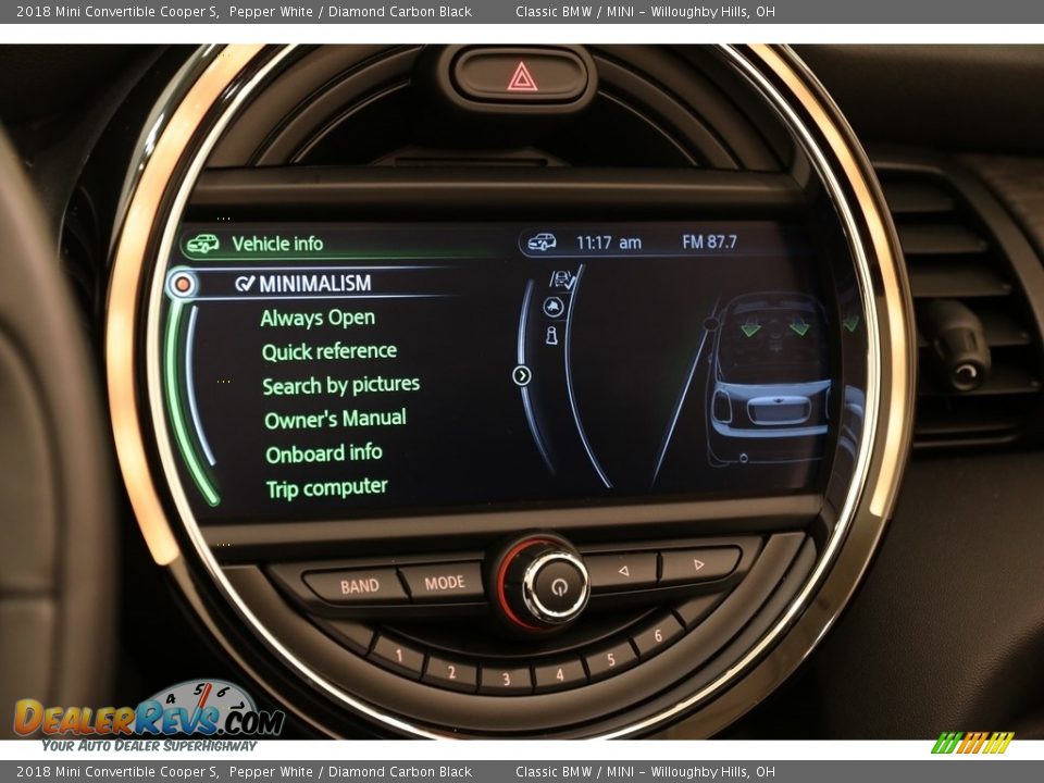 Controls of 2018 Mini Convertible Cooper S Photo #14