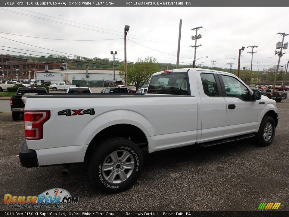 2019 Ford F150 XL SuperCab 4x4 Oxford White / Earth Gray Photo #2