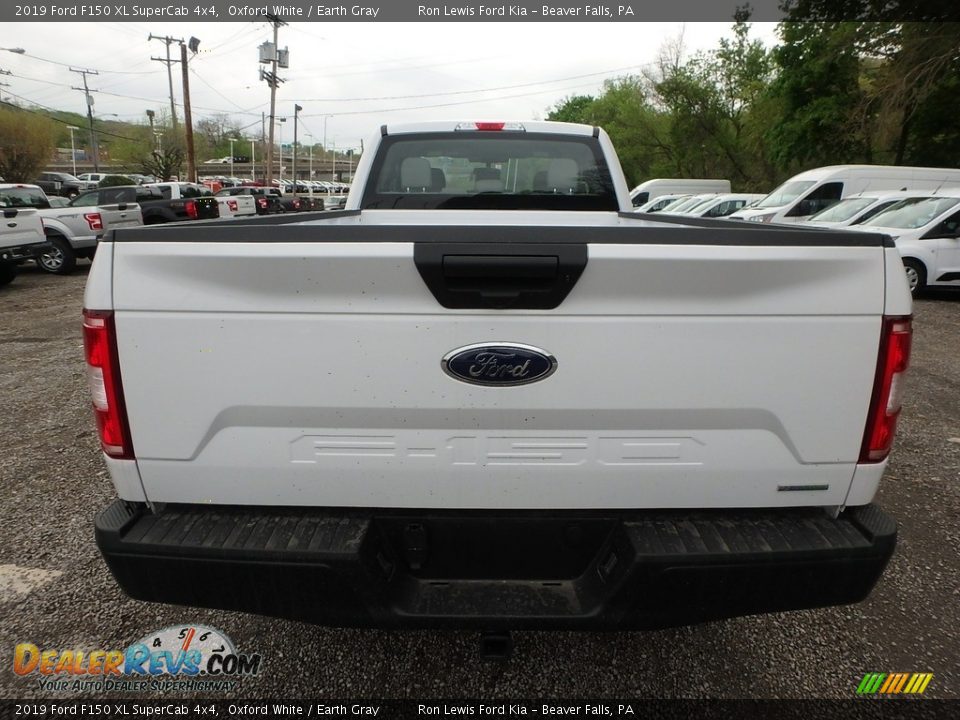 2019 Ford F150 XL SuperCab 4x4 Oxford White / Earth Gray Photo #3