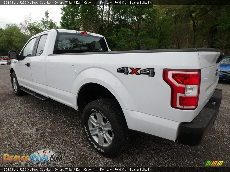 2019 Ford F150 XL SuperCab 4x4 Oxford White / Earth Gray Photo #4