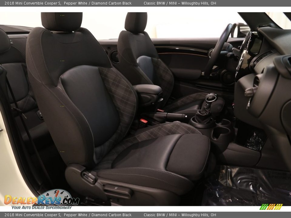 Front Seat of 2018 Mini Convertible Cooper S Photo #19