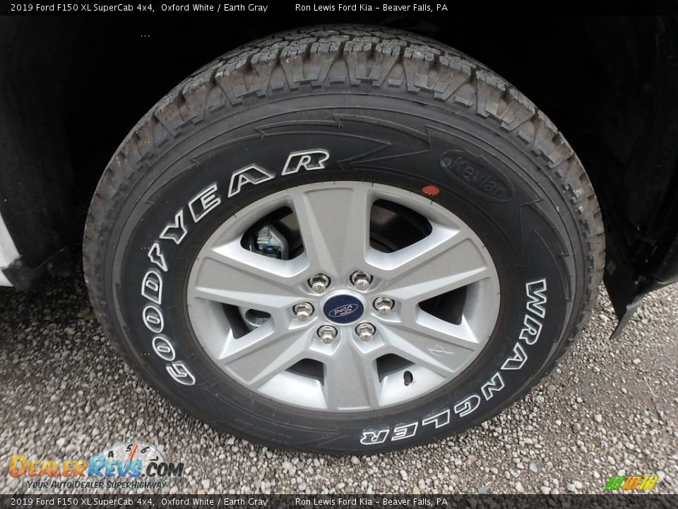 2019 Ford F150 XL SuperCab 4x4 Oxford White / Earth Gray Photo #10