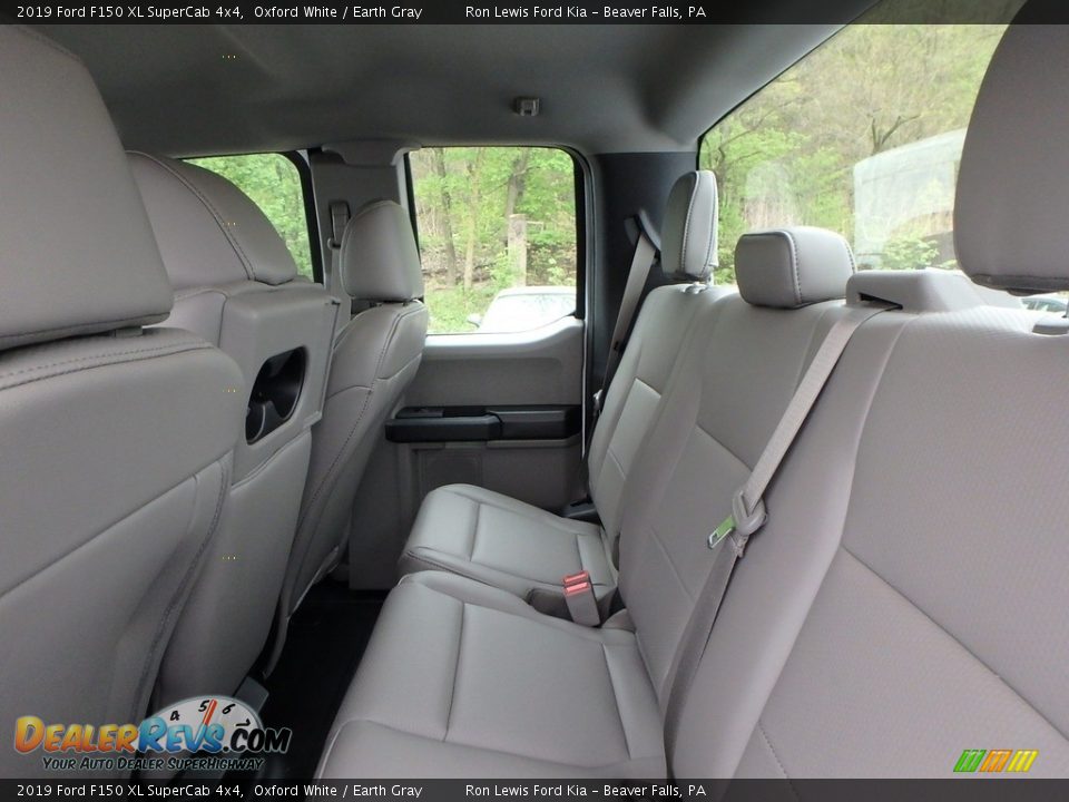 2019 Ford F150 XL SuperCab 4x4 Oxford White / Earth Gray Photo #13