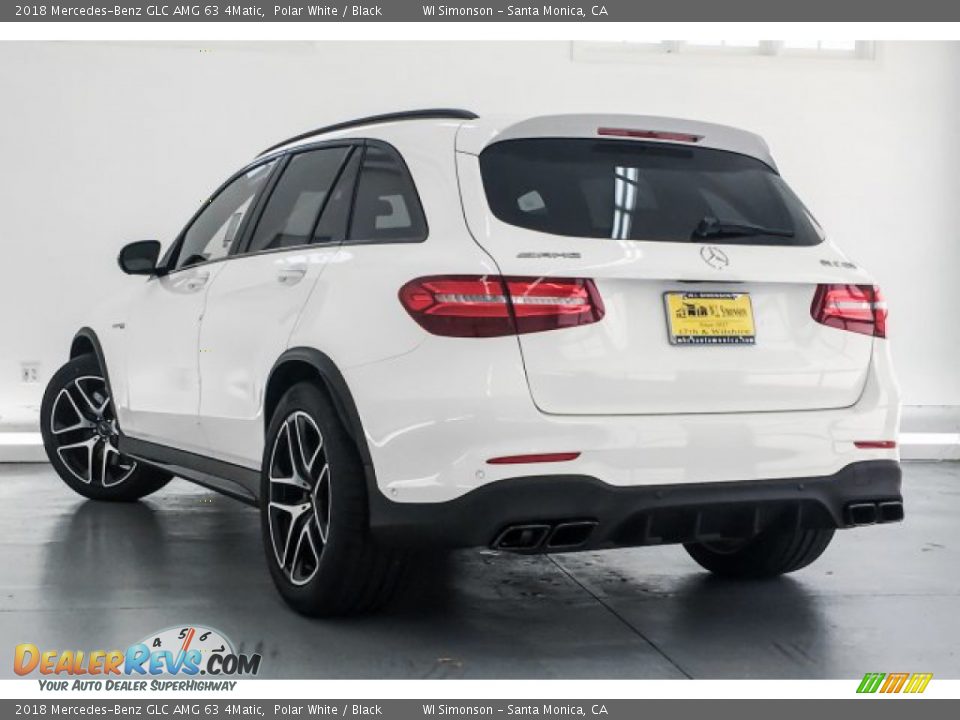 2018 Mercedes-Benz GLC AMG 63 4Matic Polar White / Black Photo #10