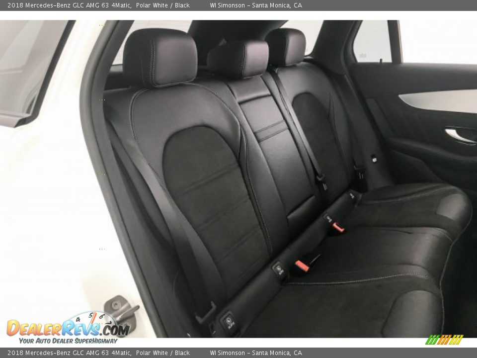 Rear Seat of 2018 Mercedes-Benz GLC AMG 63 4Matic Photo #15