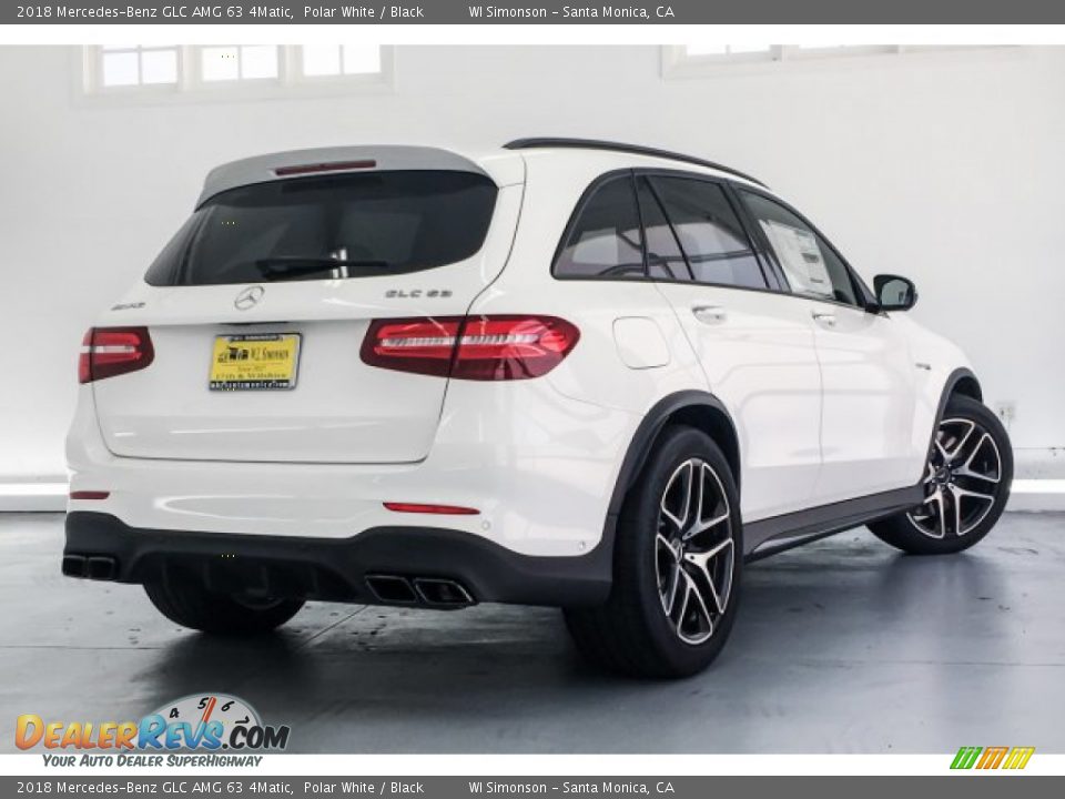 2018 Mercedes-Benz GLC AMG 63 4Matic Polar White / Black Photo #16