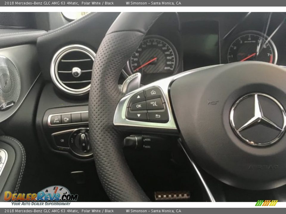 2018 Mercedes-Benz GLC AMG 63 4Matic Steering Wheel Photo #18