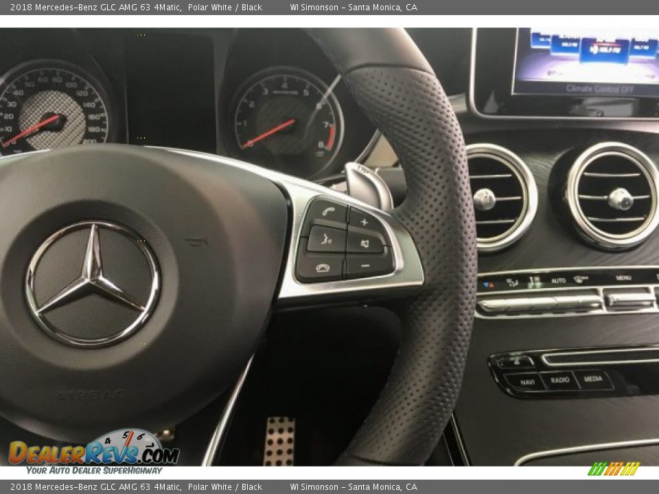 2018 Mercedes-Benz GLC AMG 63 4Matic Steering Wheel Photo #19