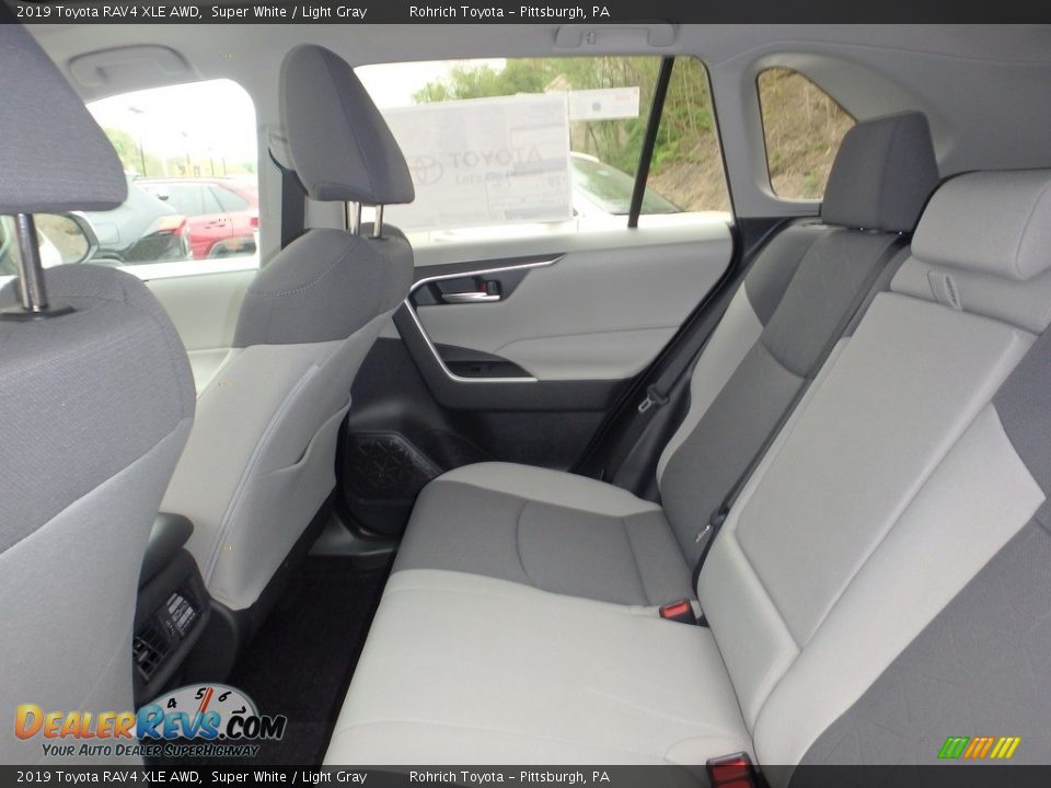 Rear Seat of 2019 Toyota RAV4 XLE AWD Photo #7