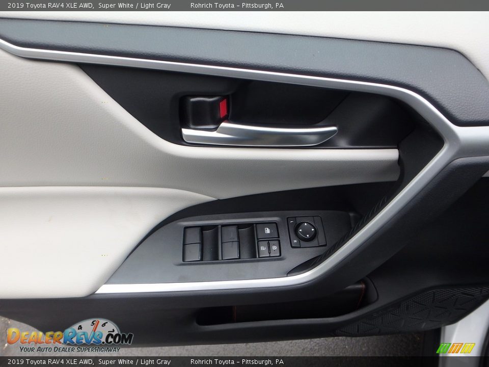 Door Panel of 2019 Toyota RAV4 XLE AWD Photo #9