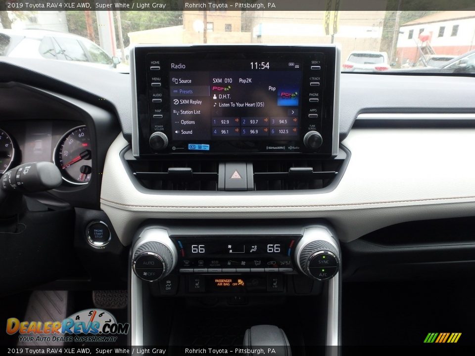 Controls of 2019 Toyota RAV4 XLE AWD Photo #12