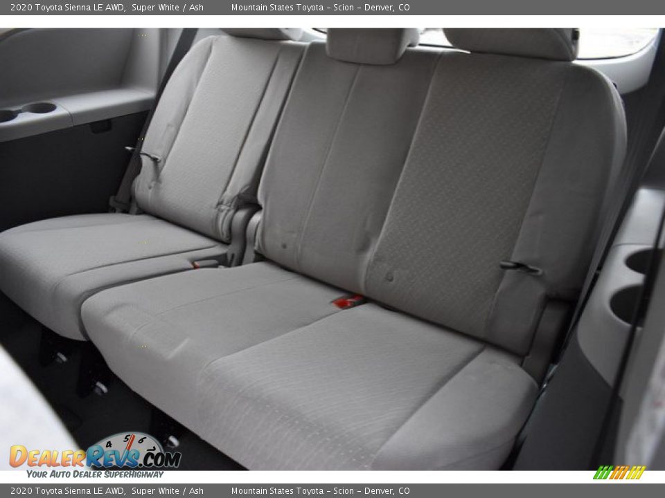 Rear Seat of 2020 Toyota Sienna LE AWD Photo #10