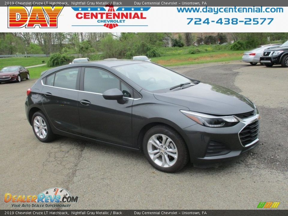 2019 Chevrolet Cruze LT Hatchback Nightfall Gray Metallic / Black Photo #1