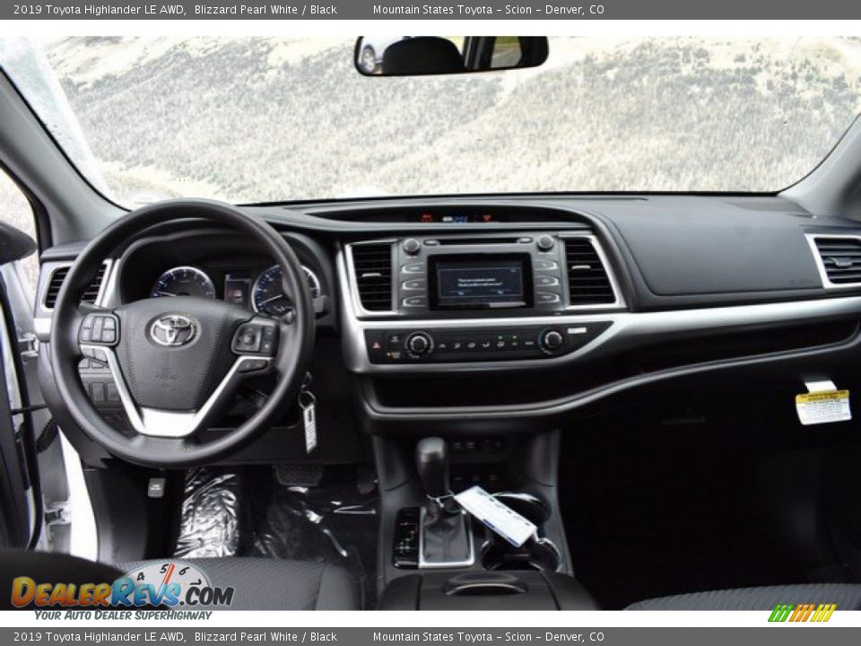 2019 Toyota Highlander LE AWD Blizzard Pearl White / Black Photo #7