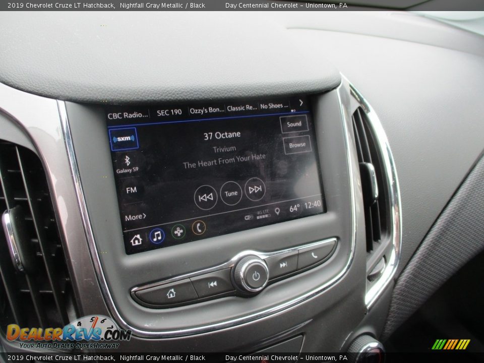 2019 Chevrolet Cruze LT Hatchback Nightfall Gray Metallic / Black Photo #28