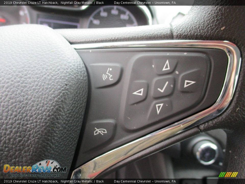 2019 Chevrolet Cruze LT Hatchback Nightfall Gray Metallic / Black Photo #36