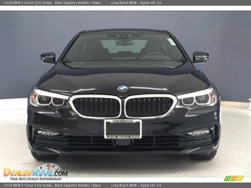 2018 BMW 5 Series 530i Sedan Black Sapphire Metallic / Black Photo #2