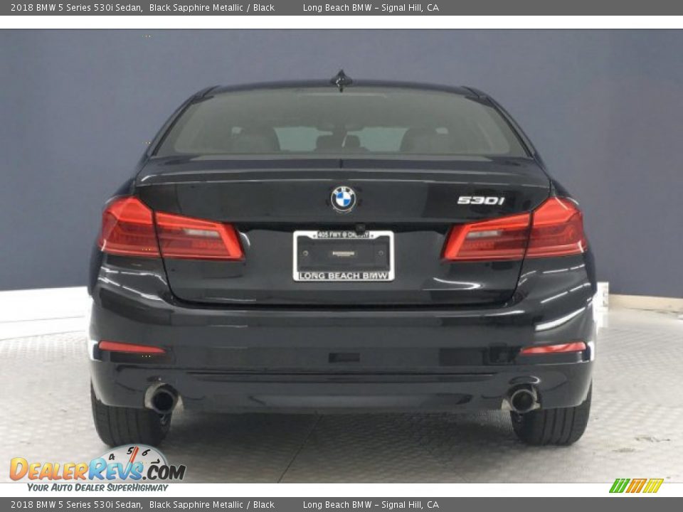 2018 BMW 5 Series 530i Sedan Black Sapphire Metallic / Black Photo #3