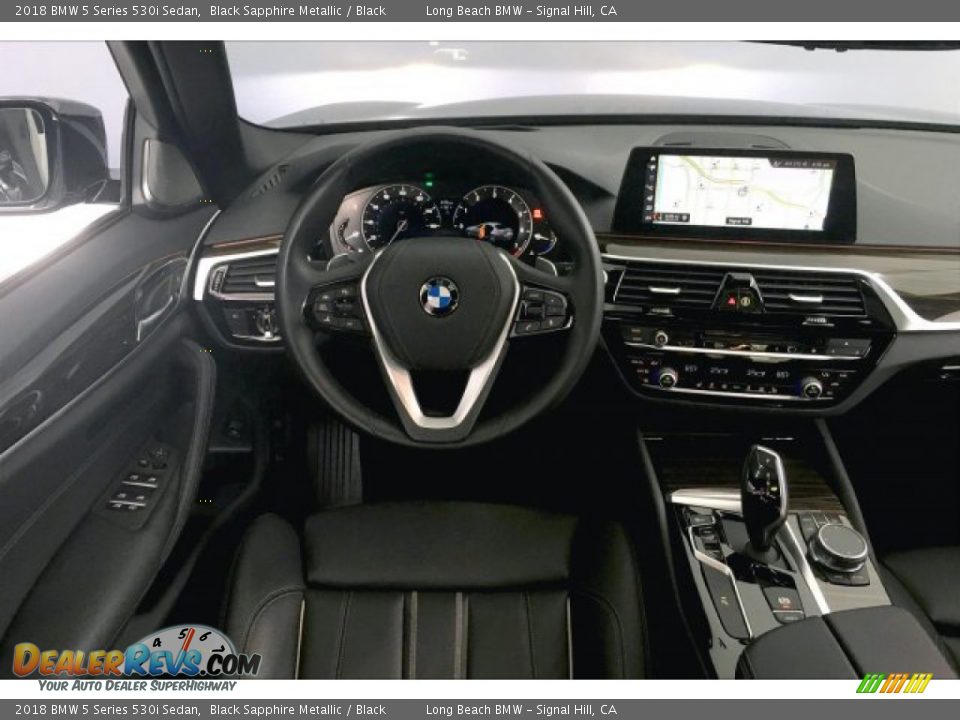 2018 BMW 5 Series 530i Sedan Black Sapphire Metallic / Black Photo #4