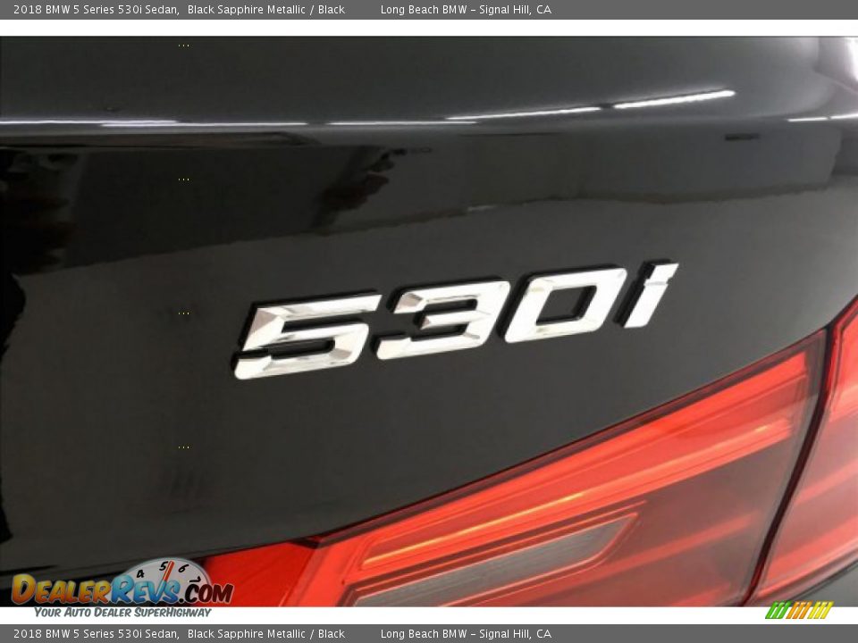 2018 BMW 5 Series 530i Sedan Black Sapphire Metallic / Black Photo #7