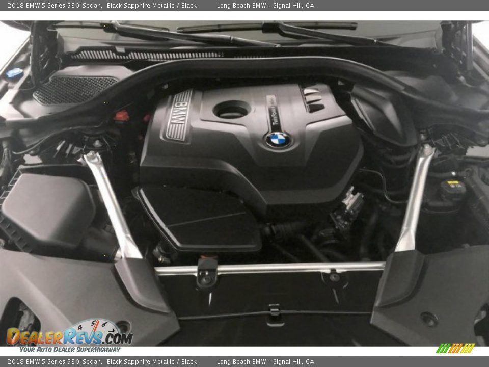 2018 BMW 5 Series 530i Sedan Black Sapphire Metallic / Black Photo #9