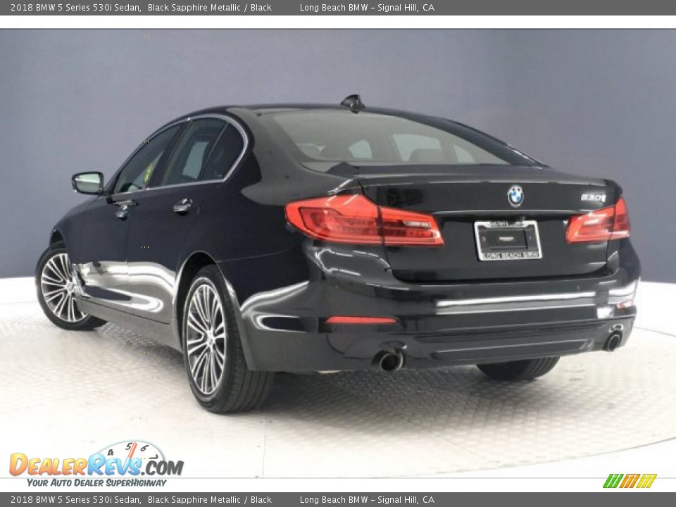 2018 BMW 5 Series 530i Sedan Black Sapphire Metallic / Black Photo #10